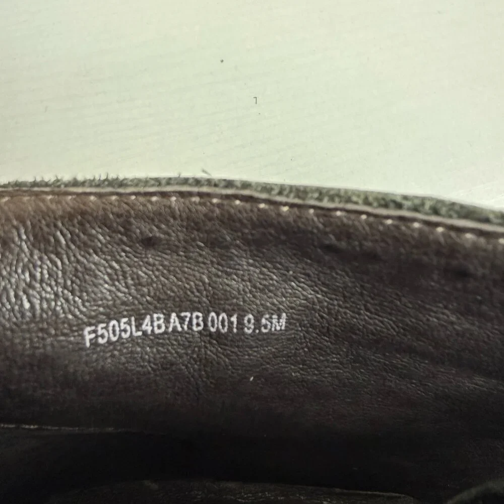EUC John Varvatos Black Leather Lace Up Chukka Boots